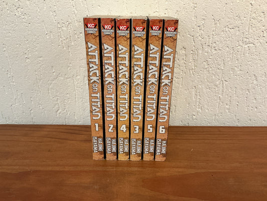 Attack on Titan 1-6 by Hajime Isayama