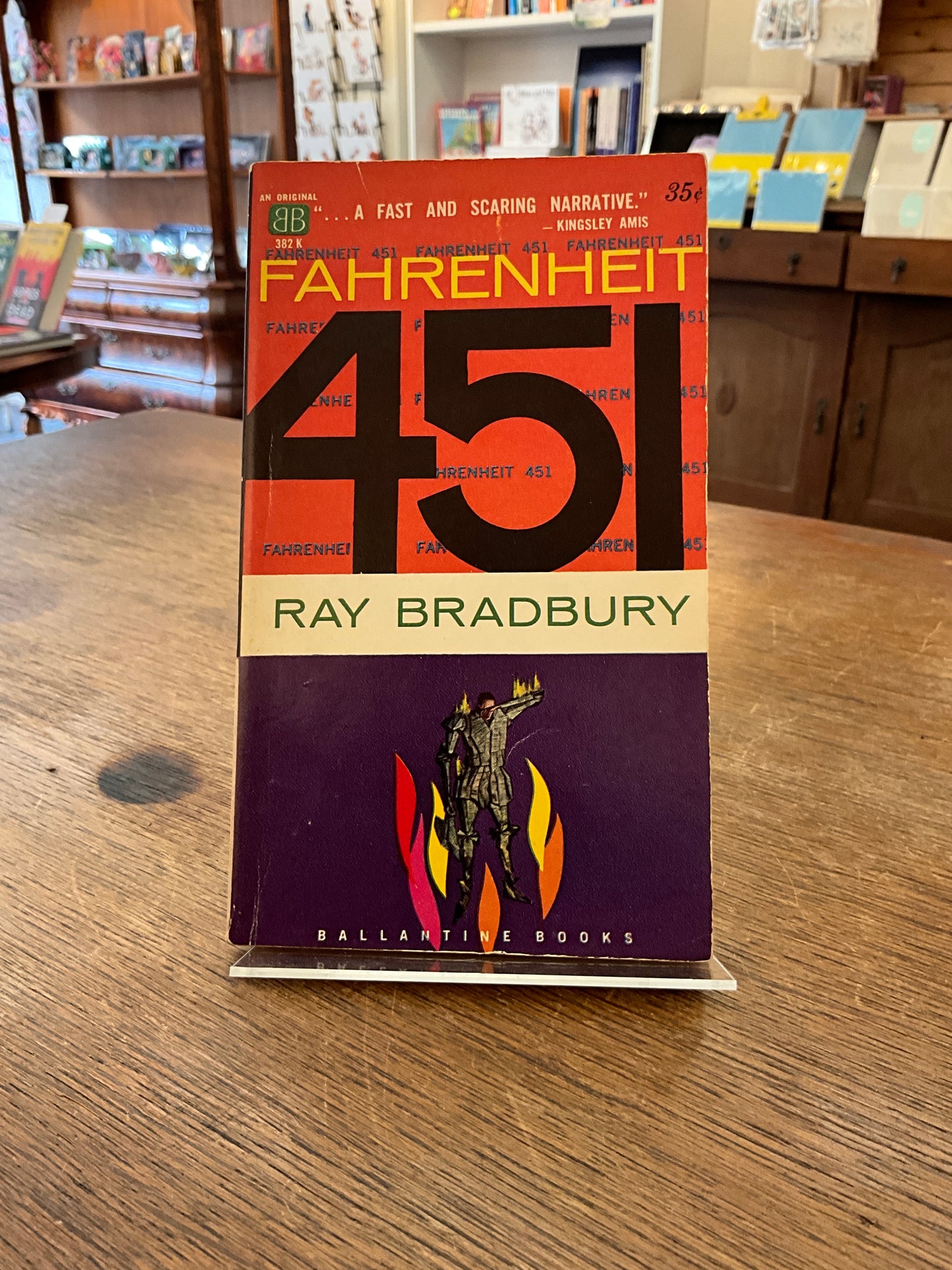 Fahrenheit 451 by Ray Bradbury: Ballantine Books Early Paperback