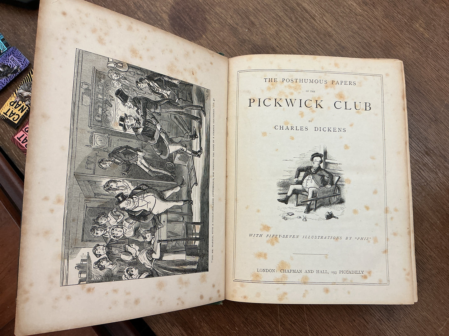 Pickwick Papers by Charles Dickens (Household Edition 1870’s)