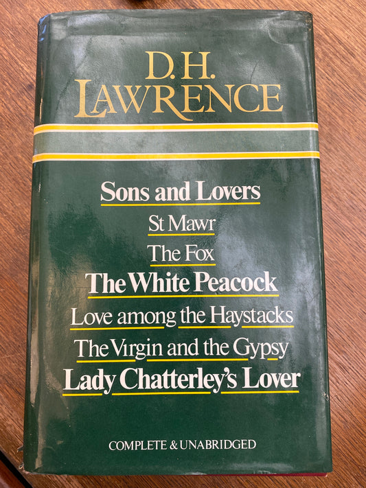 Seven books by D.H Lawrence