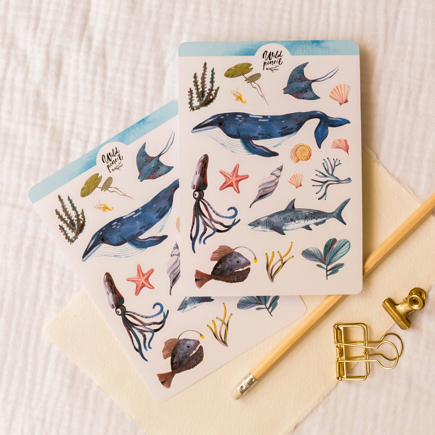 Sticker Sheet — Under The Sea