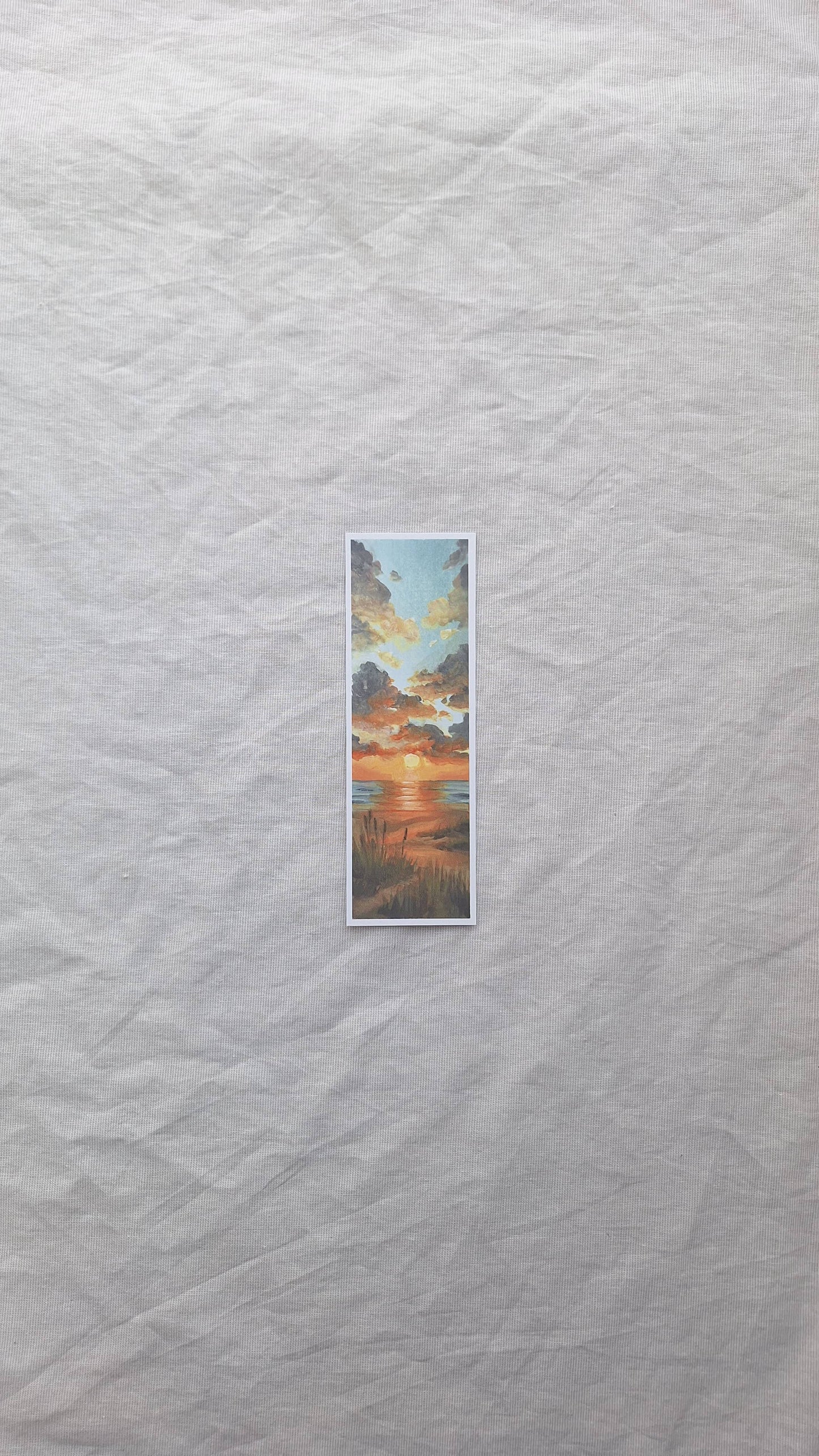 Coastal Sunset Bookmark