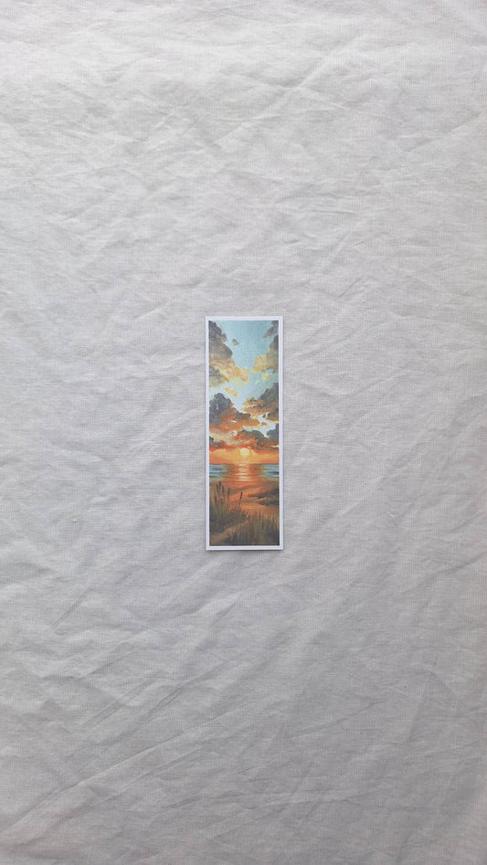Coastal Sunset Bookmark
