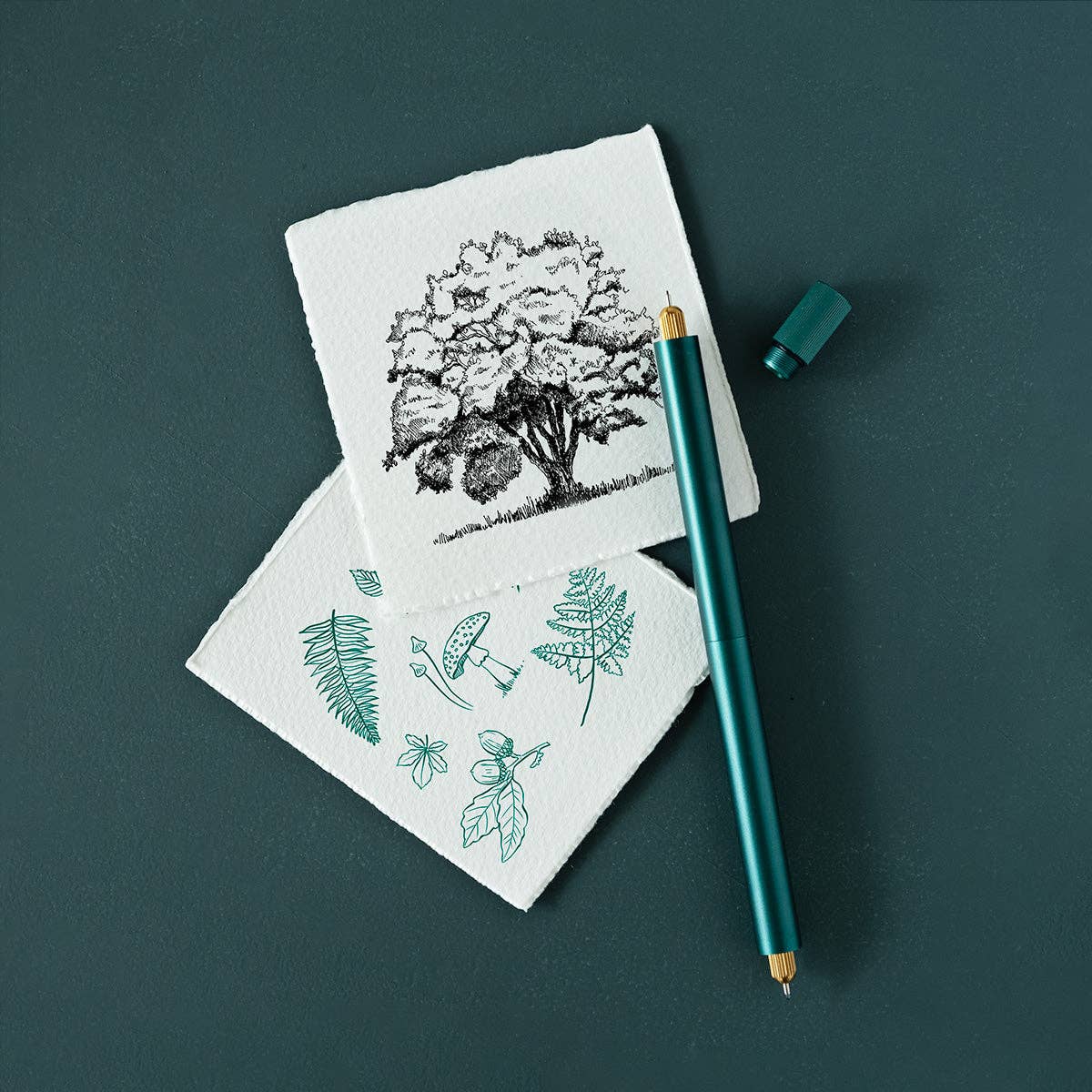 Lumos Pro - Refillable Multi-Tip Pen: Raspberry / Single Tip