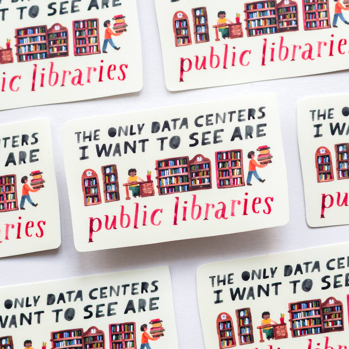 Vinyl Sticker — Libraries