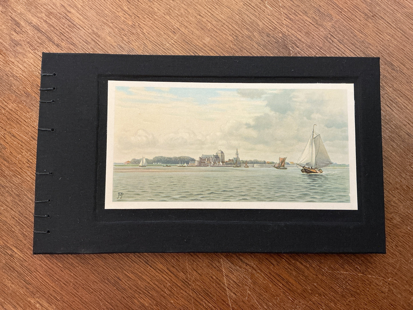 Handmade Sketch/Notebook featuring sailboat watercolour