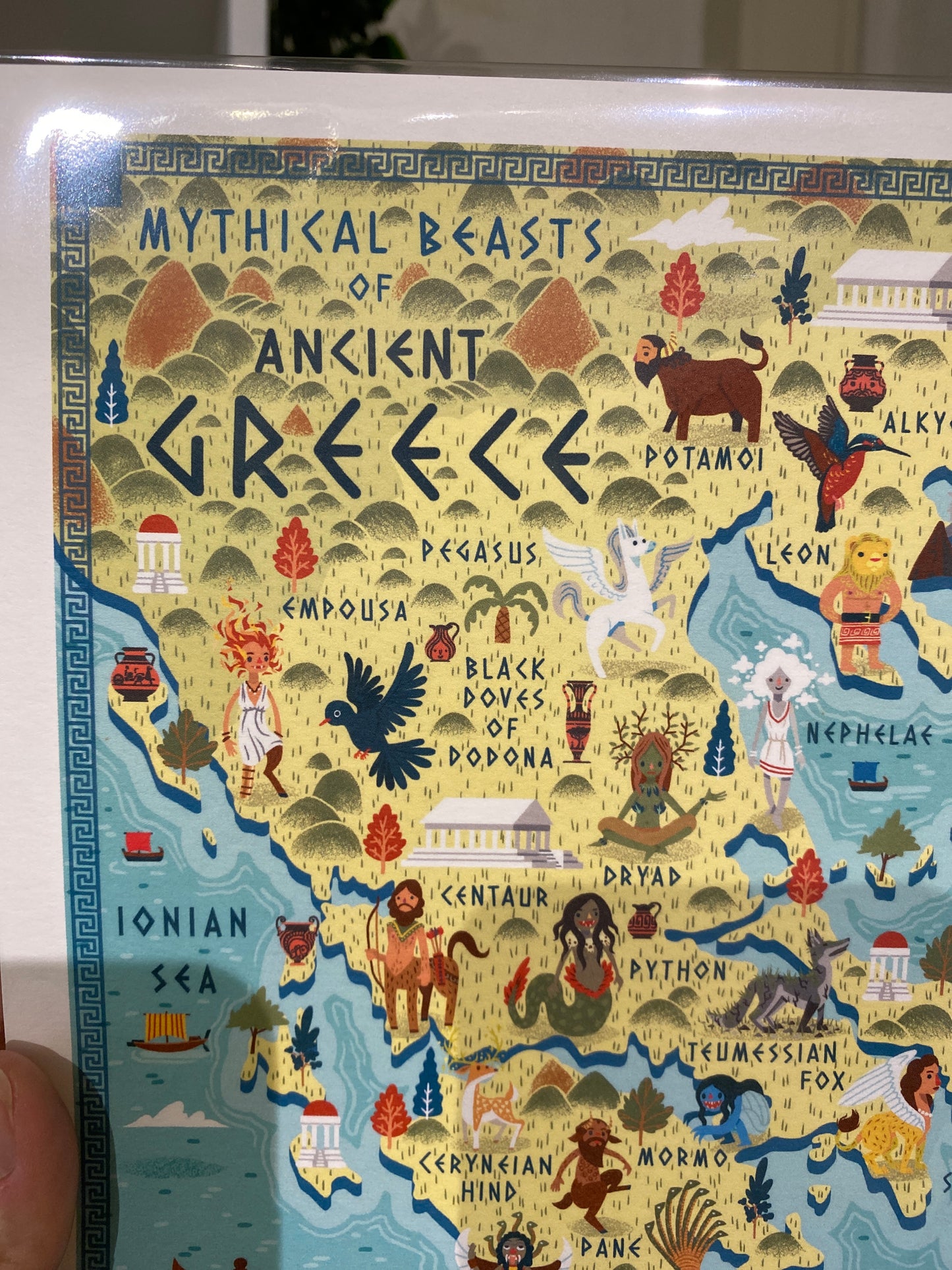 Mythological Beasts of Ancient Greece Poster