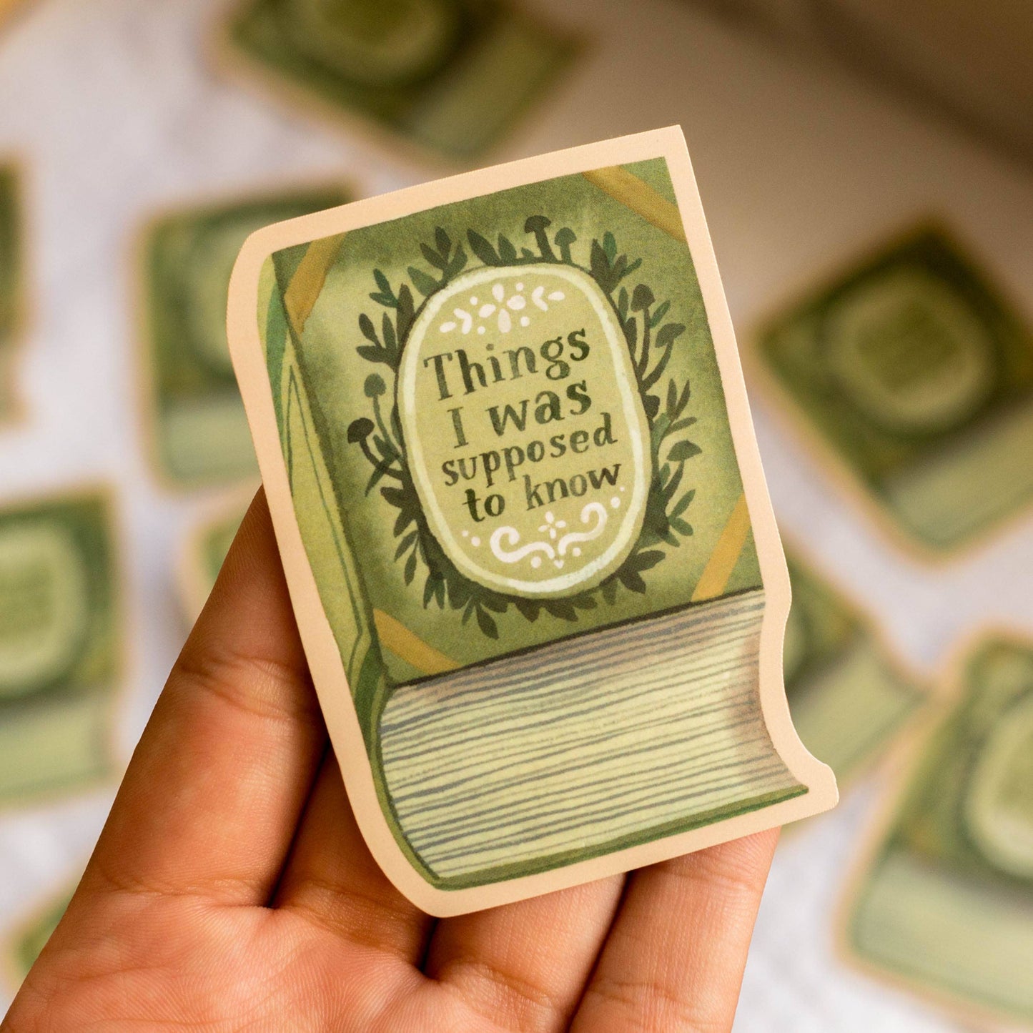 Vinyl sticker — Things I Was Supposed to Know
