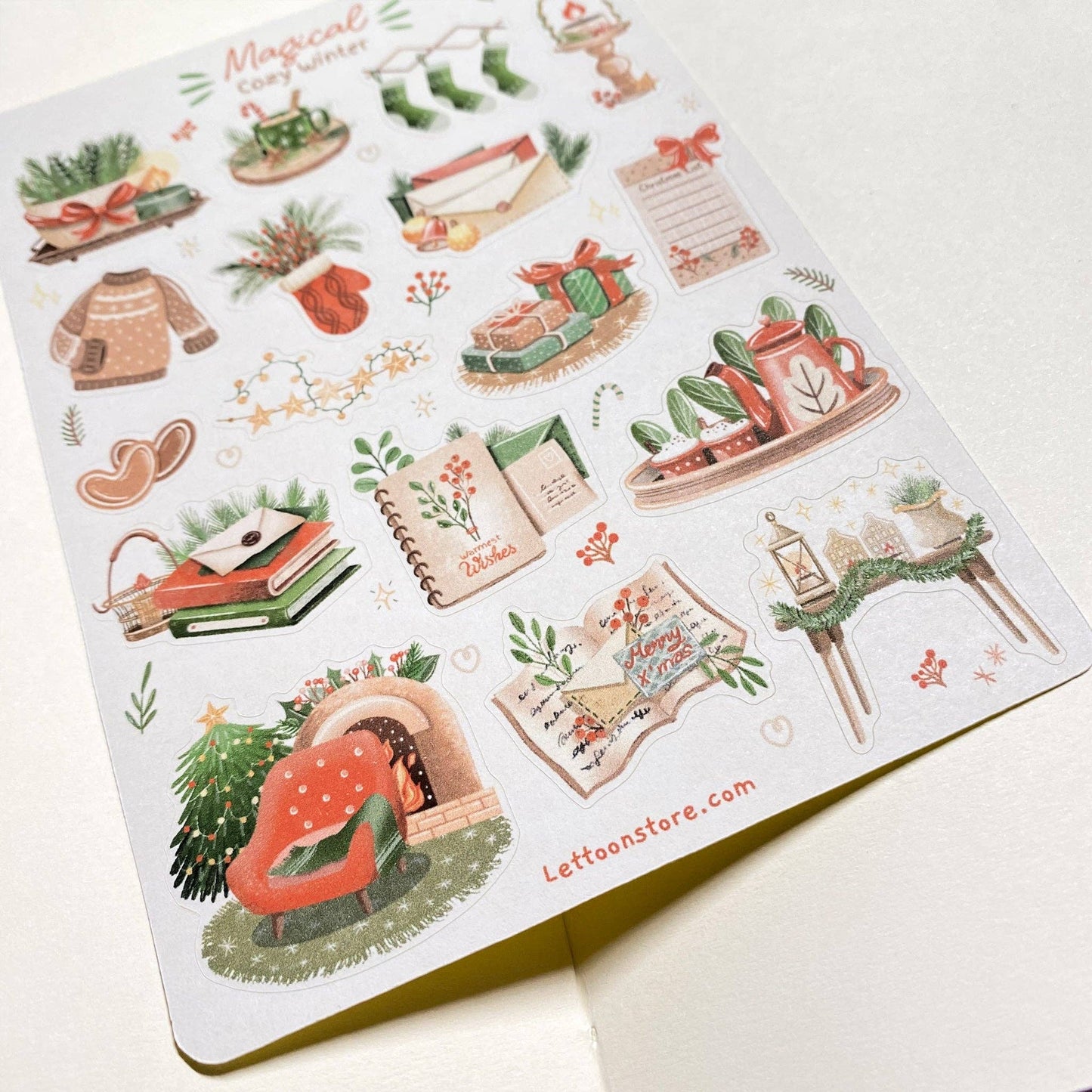 Sticker Sheet - Magical Cozy Winter: Matte Paper
