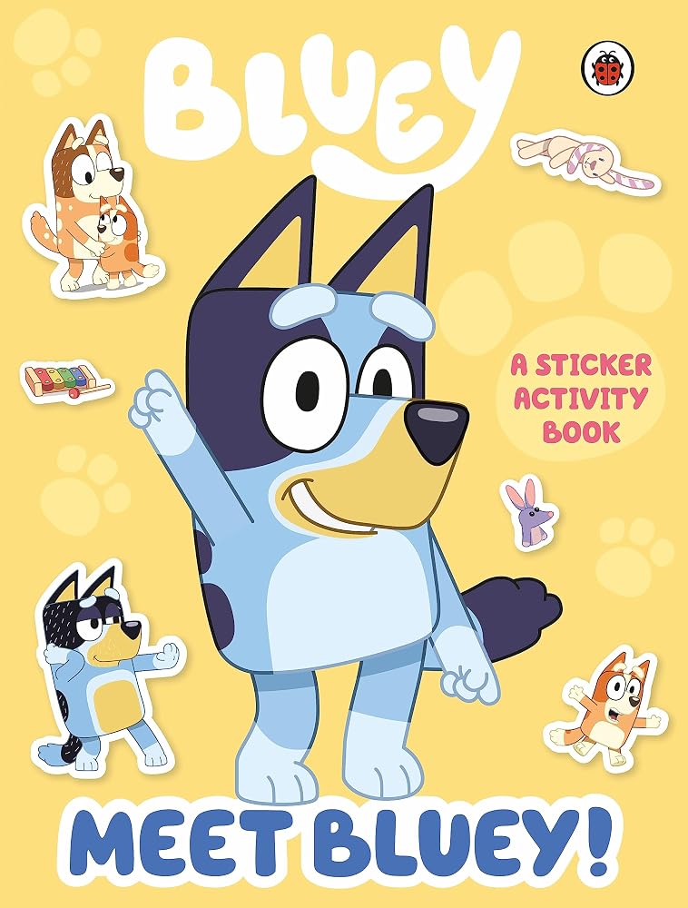 Bluey: Meet Bluey! Sticker Activity Book cover image