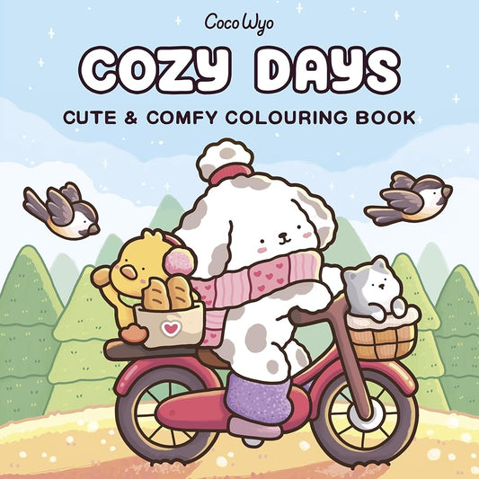 Cozy Days: A cute and comfy colouring book for all ages cover image