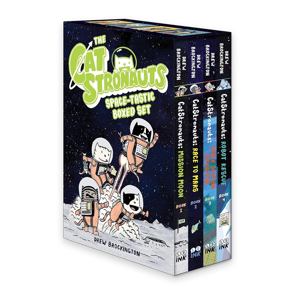 The CatStronauts Space-Tastic Boxed Set (Graphic Novel Boxed Set) cover image