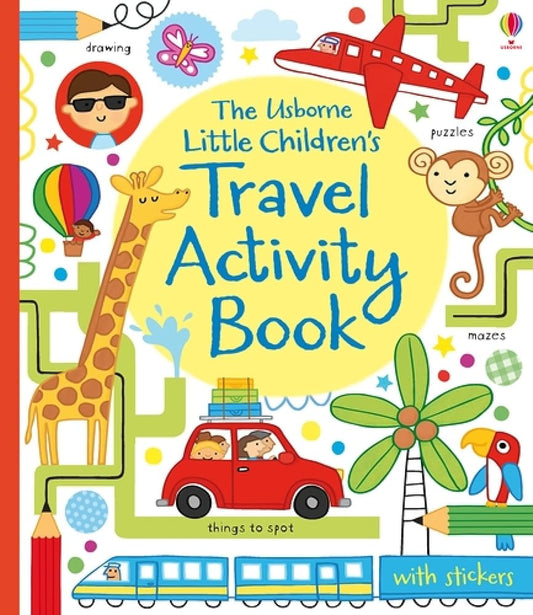 Little Childrens Travel Activity Book cover image