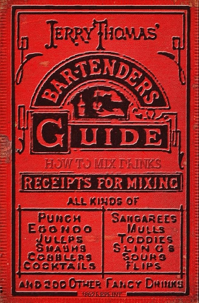 Jerry Thomas' Bartenders Guide: How To Mix Drinks 1862 Reprint: A Bon Vivant's Companion cover image
