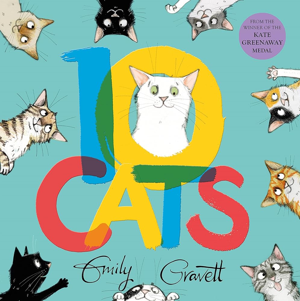 10 Cats: A chaotic colourful counting book cover image
