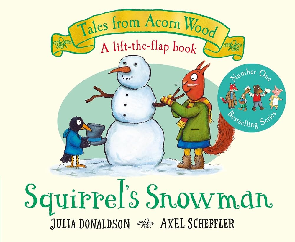 Squirrel's Snowman: A Winter Lift-the-Flap Story (Tales From Acorn Wood) cover image