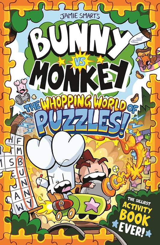 Bunny vs Monkey: The Whopping World of Puzzles cover image