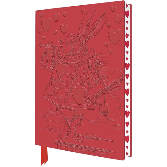 Alice's Adventures in Wonderland: White Rabbit Artisan Art Notebook (Flame Tree Journals) cover image