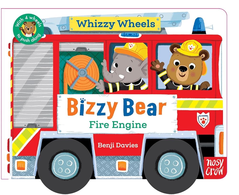 Fire Engine: Whizzy Wheels (Bizzy Bear): with 4 moving wheels! cover image