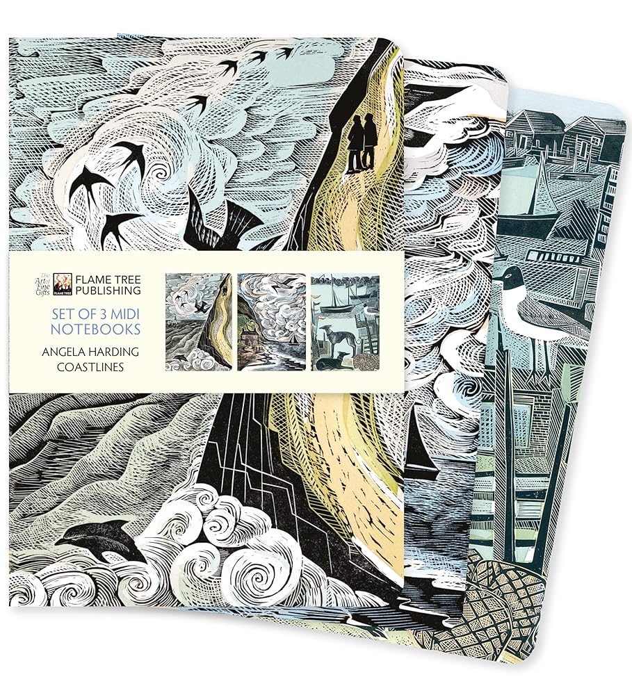 Angela Harding: Coastlines Set of 3 Midi Notebooks (Midi Notebook Collections) cover image