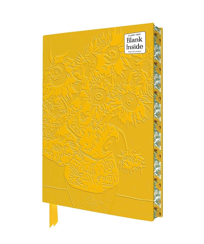 Vincent van Gogh: Sunflowers Artisan Art Blank Notebook (Flame Tree Journals) cover image