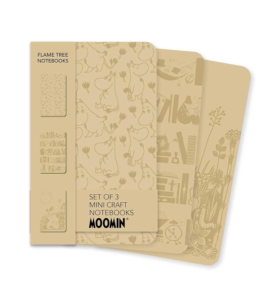 Moomin Set of 3 Mini Craft Notebooks (Mini Craft Notebook Collections) cover image