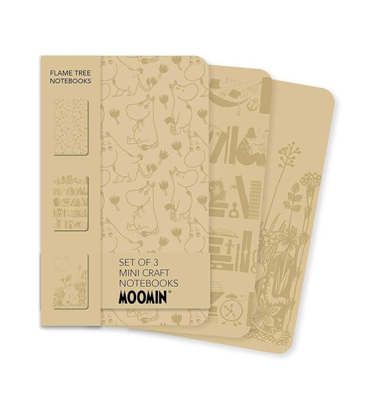 Moomin Set of 3 Mini Craft Notebooks (Mini Craft Notebook Collections) cover image