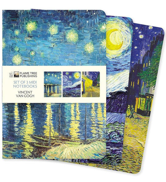 Vincent van Gogh Set of 3 Midi Notebooks (Midi Notebook Collections) cover image