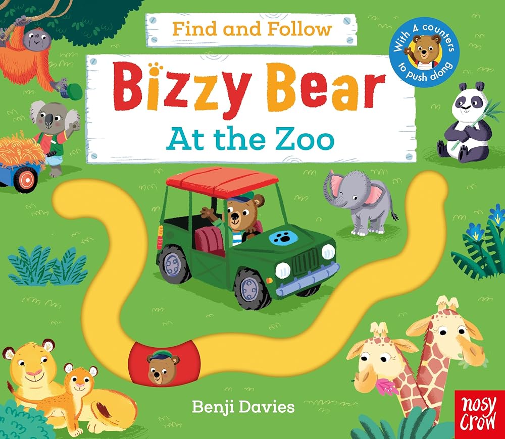 Nosy Crow Bizzy Bear Find and Follow At the Zoo. cover image