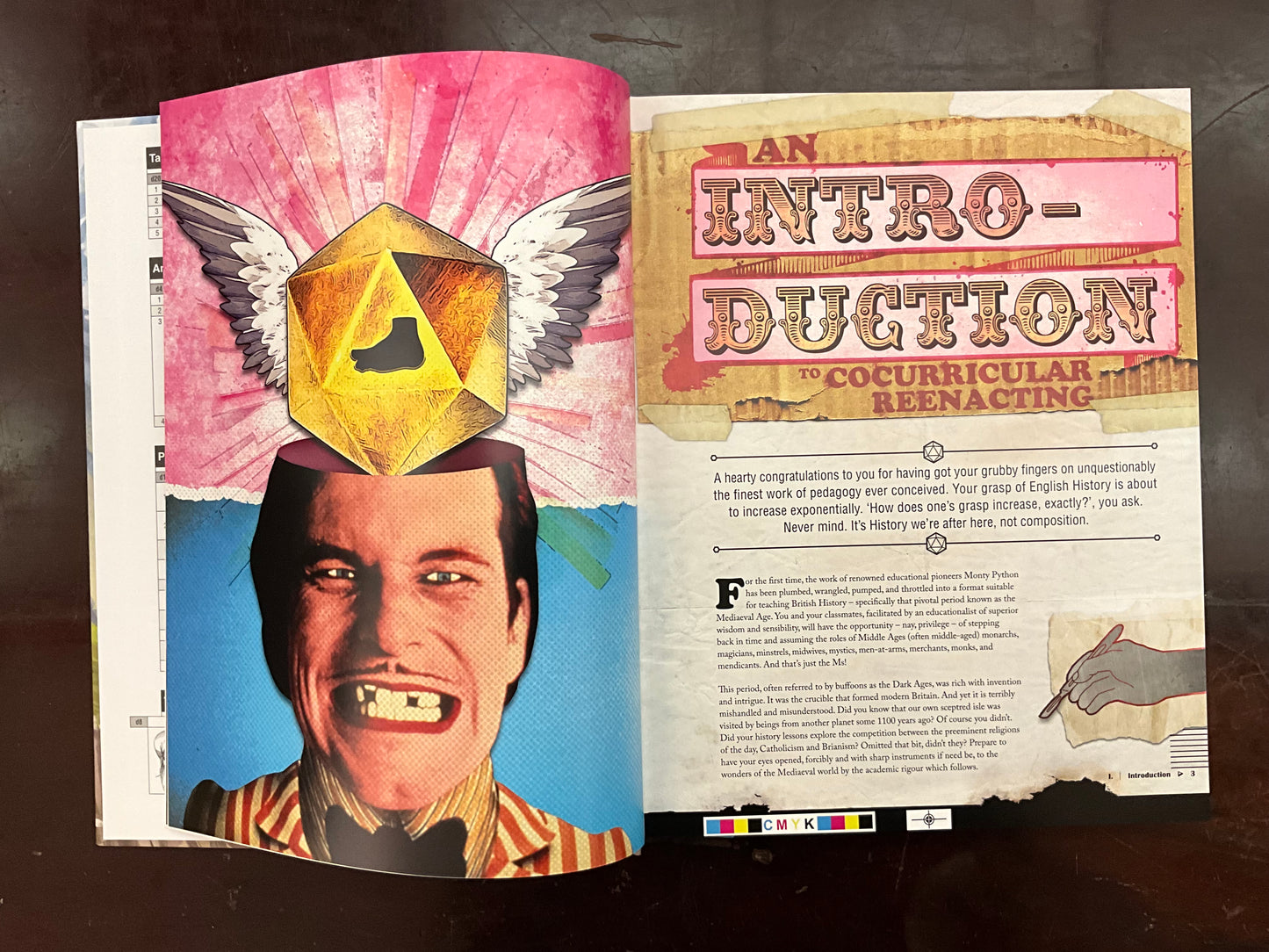 Monty Python's Cocurricular Mediaeval Reenactment Programme RPG (Includes PDF)