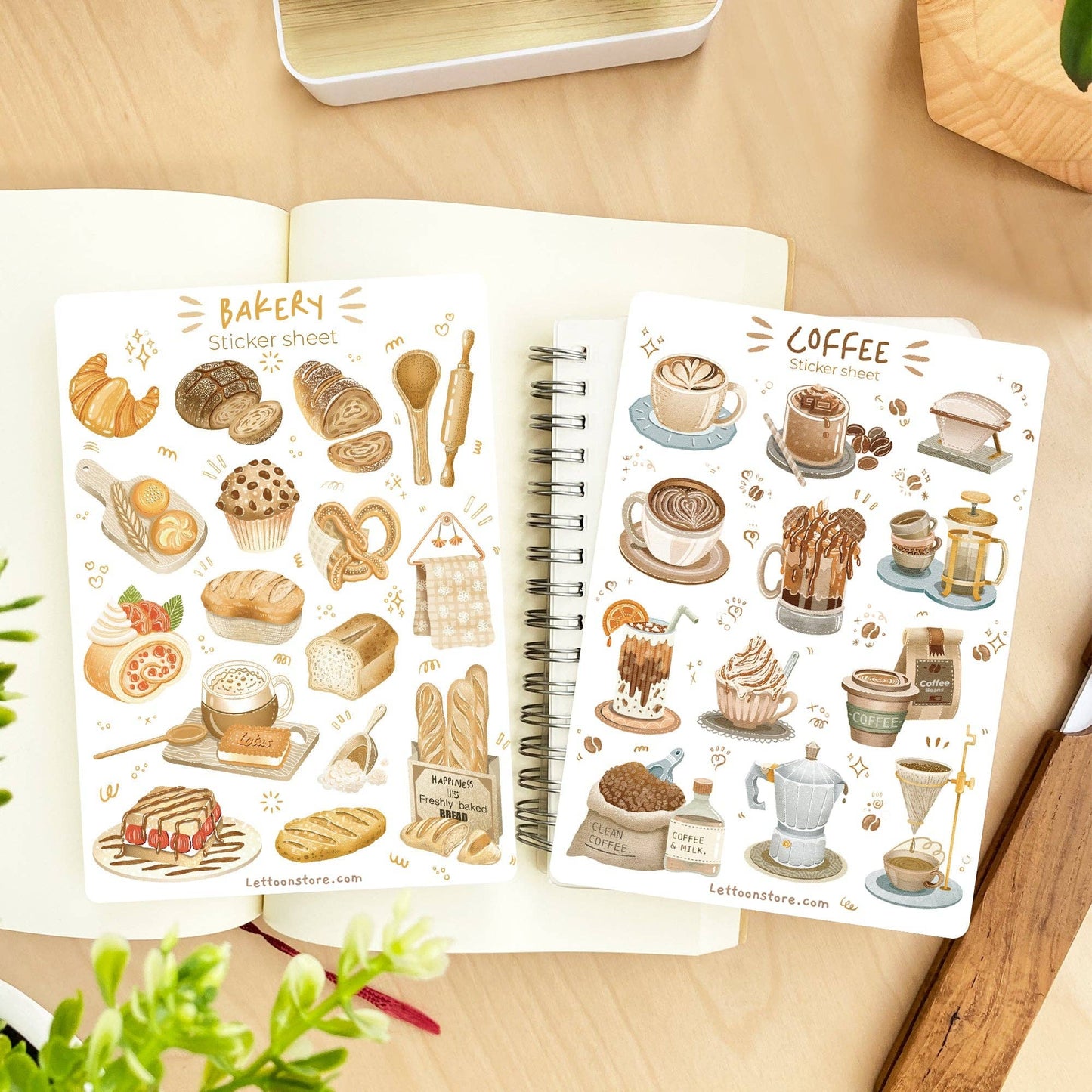 Sticker Sheet - Coffee