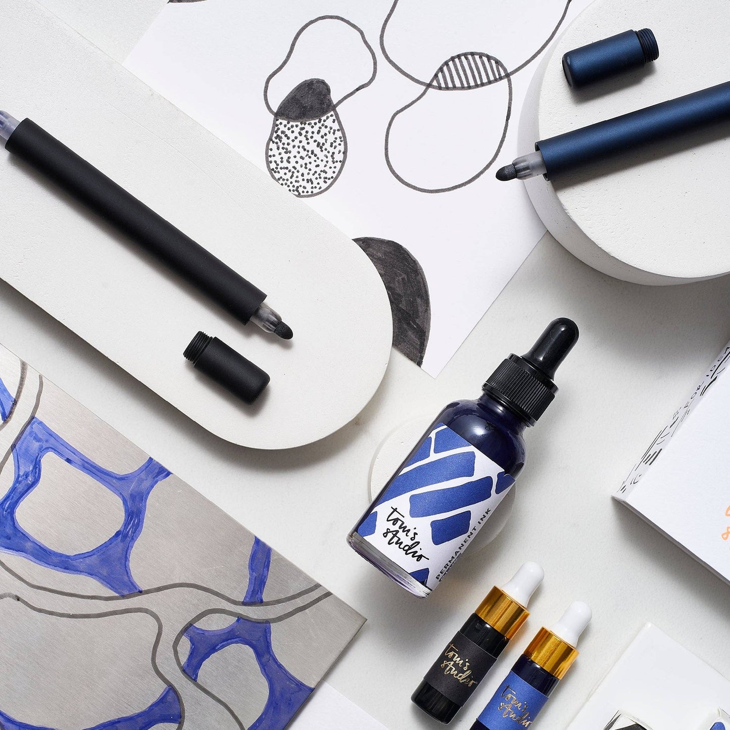 Permanent Inks (30ml): Black (Permanent)