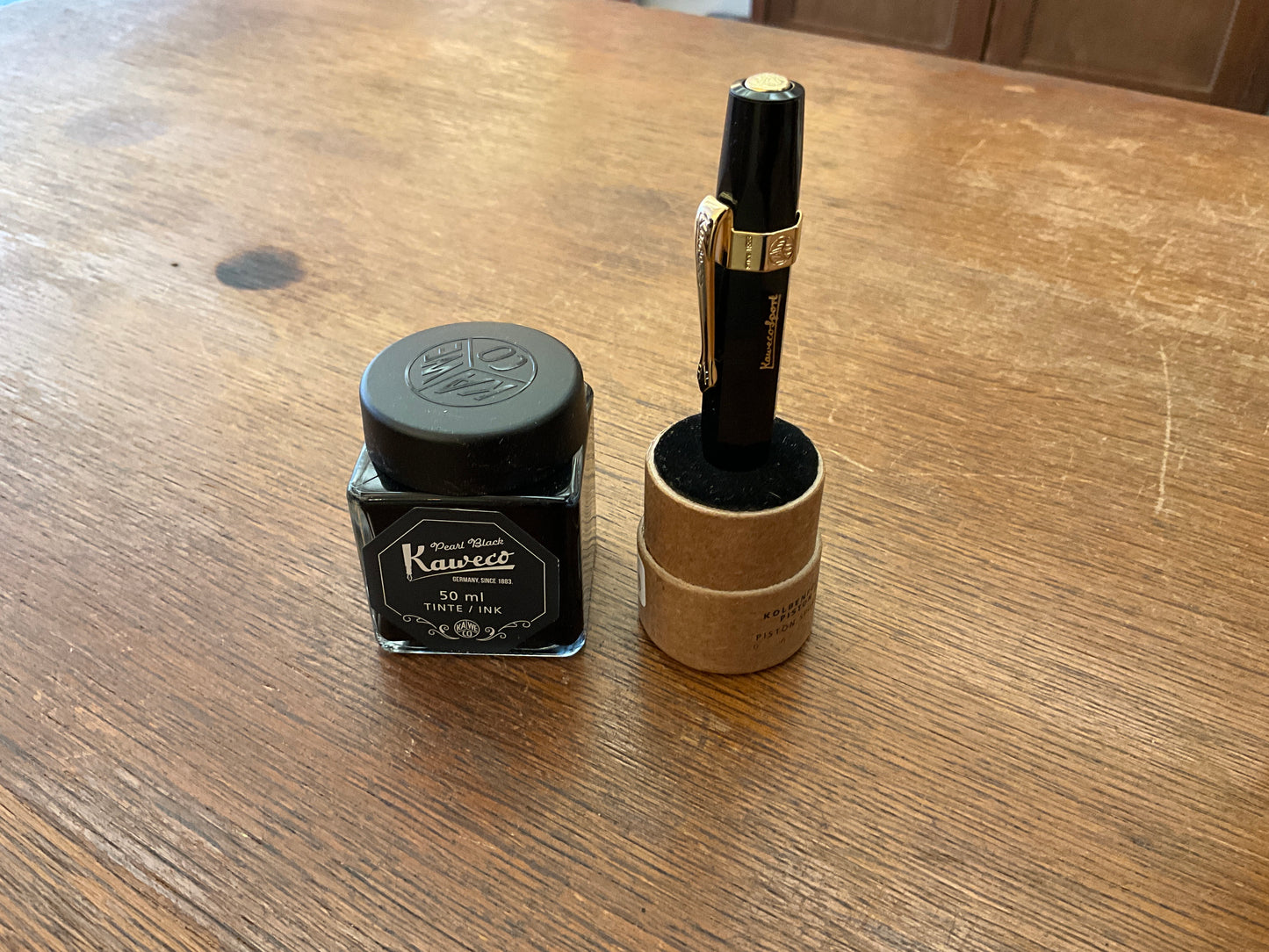 Kaweco Piston Fountain Pen with Bottle of Ink