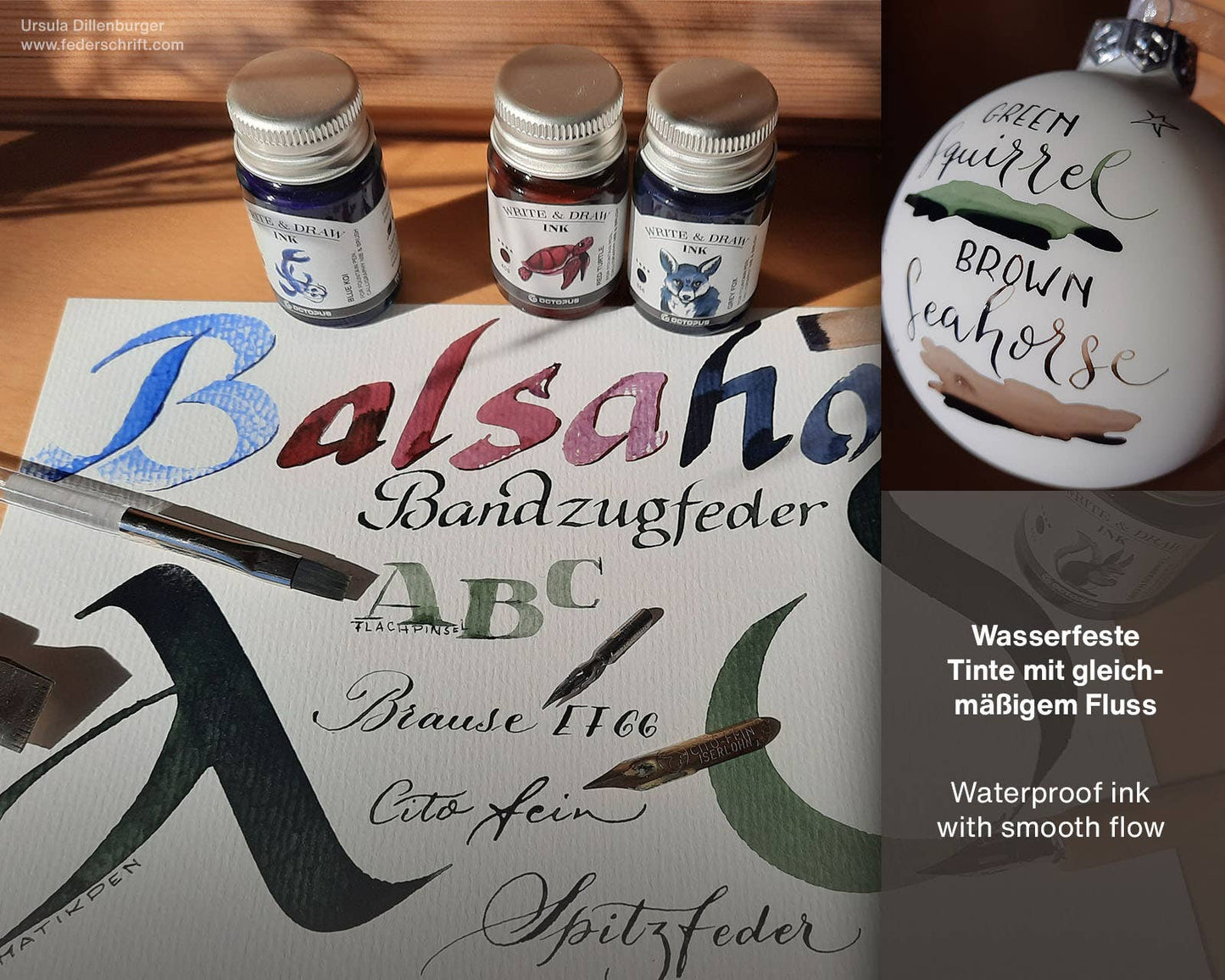 Write and Draw Ink 100 White Polar Bear Writing Ink 10ml