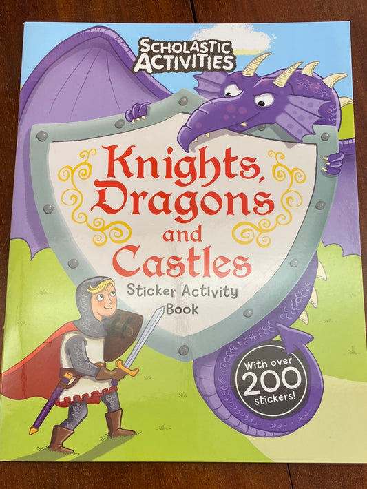 Knights, Dragons and Castles sticker activity book