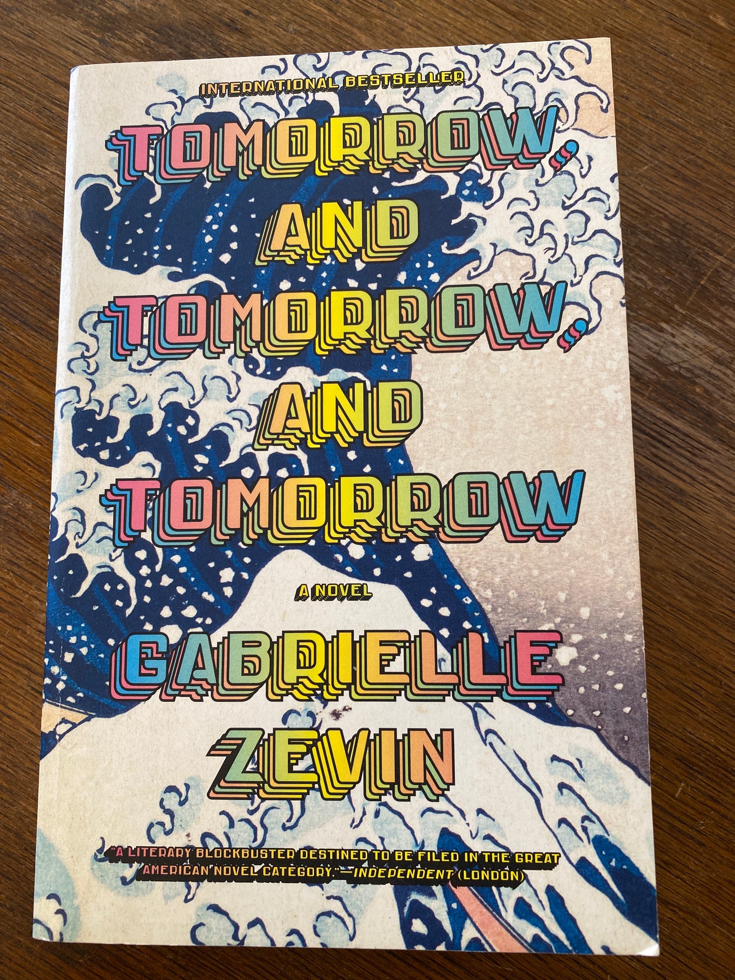 Tomorrow, and Tomorrow, and Tomorrow by Gabrielle Zevin