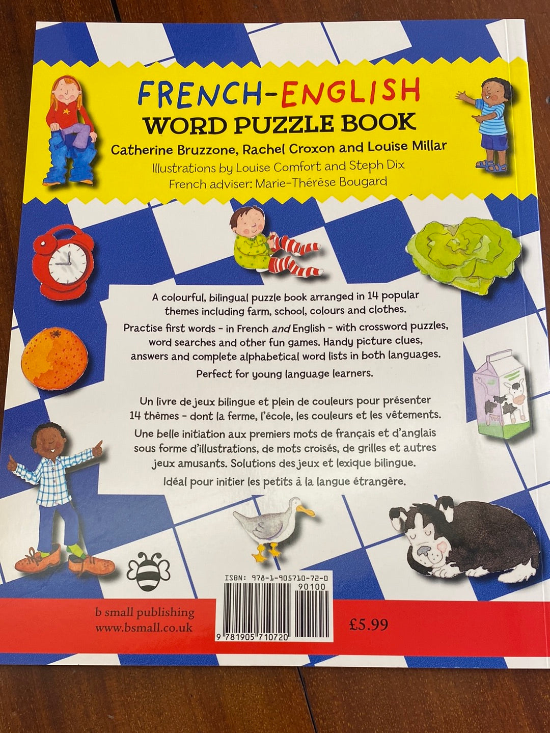 French-English Word Puzzle book