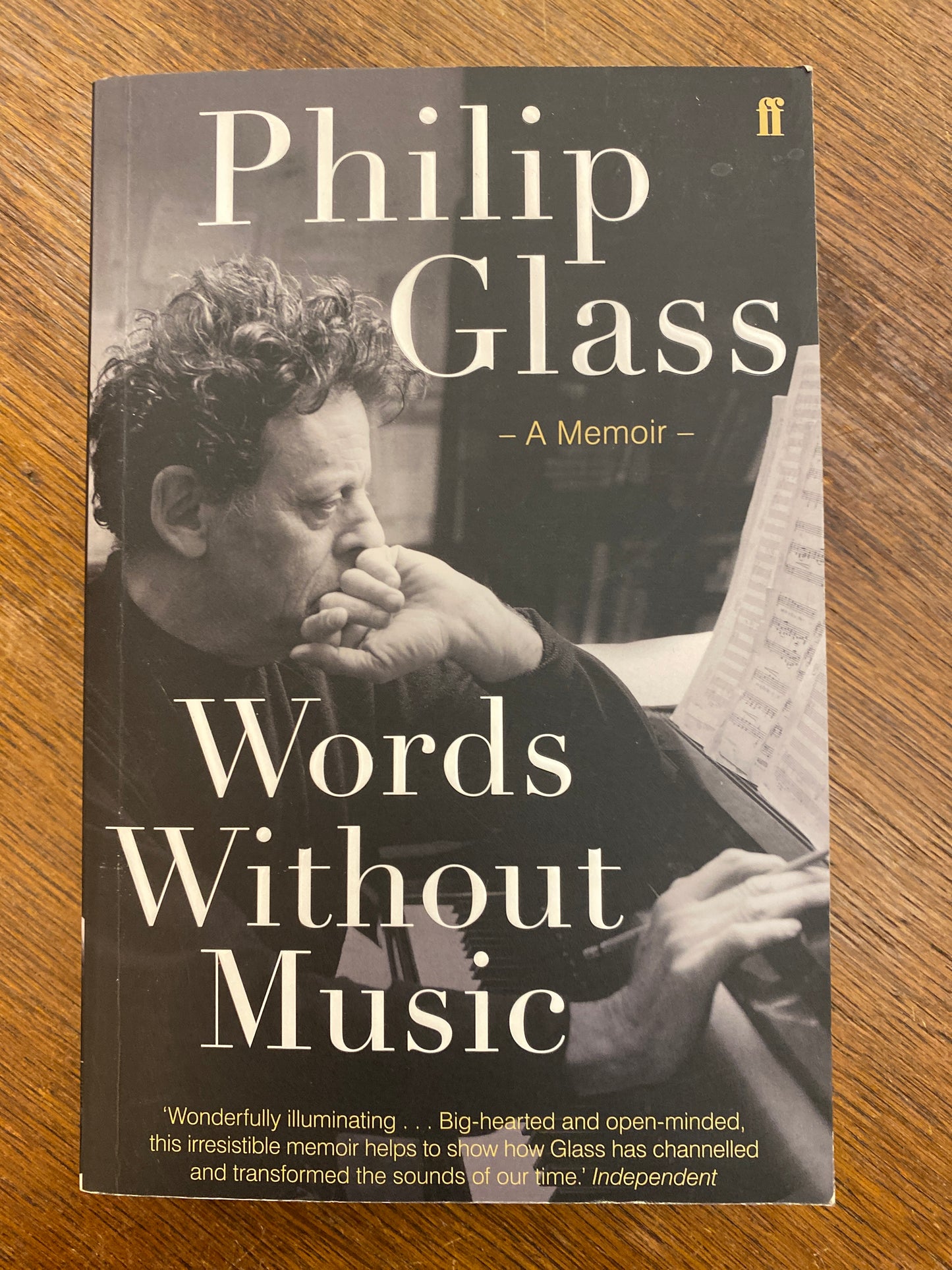 Words Without Music- a memoir of Philip Glass