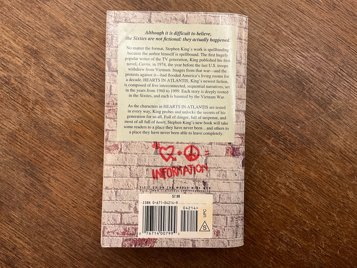 Hearts In Atlantis by Stephen King