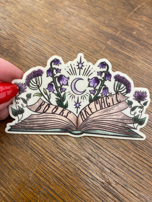 Books Are Magic Sticker