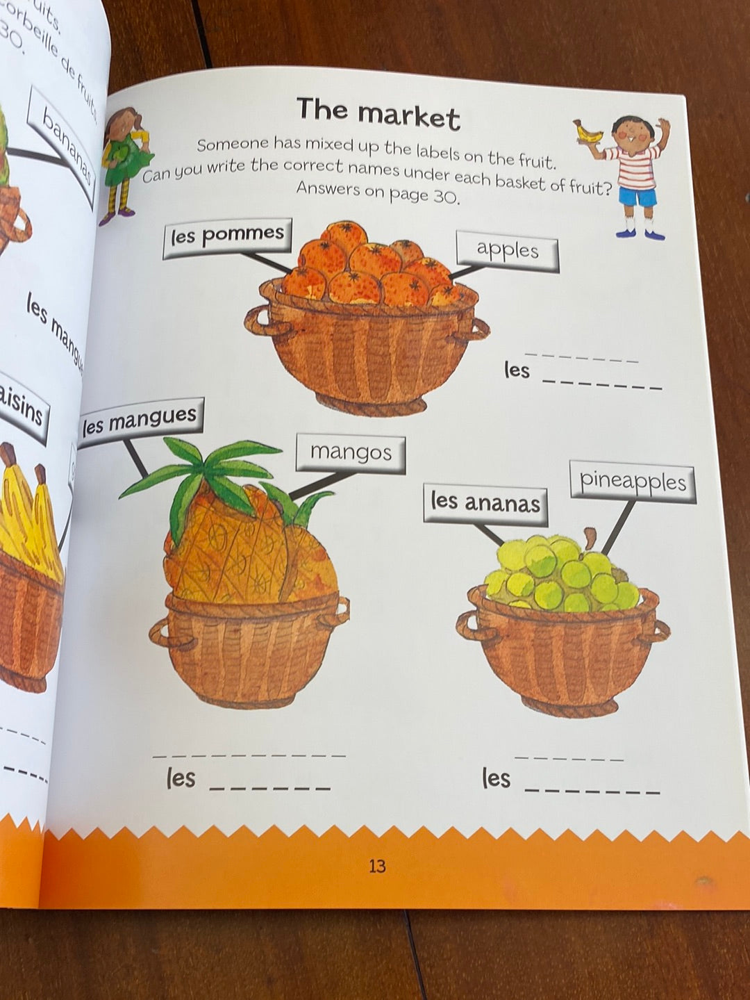 French-English Word Puzzle book