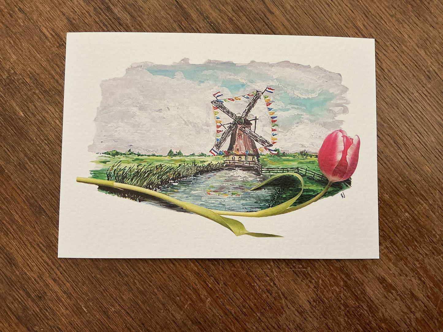 Molenfeest postcard