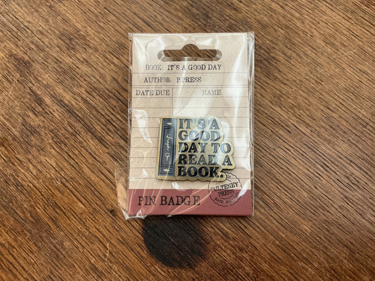 It's A Good Day to Read a Book Pin
