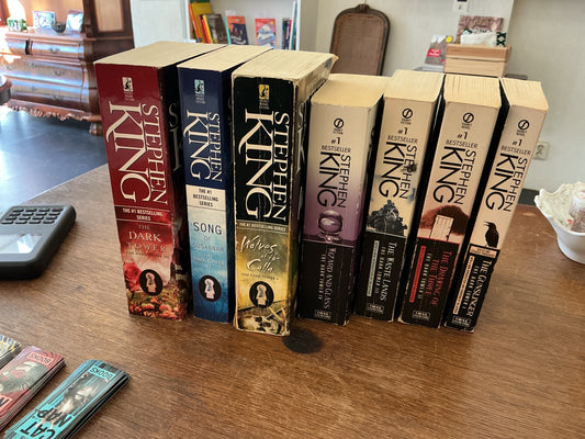The Dark Tower series books 1 through 7 by Stephen King