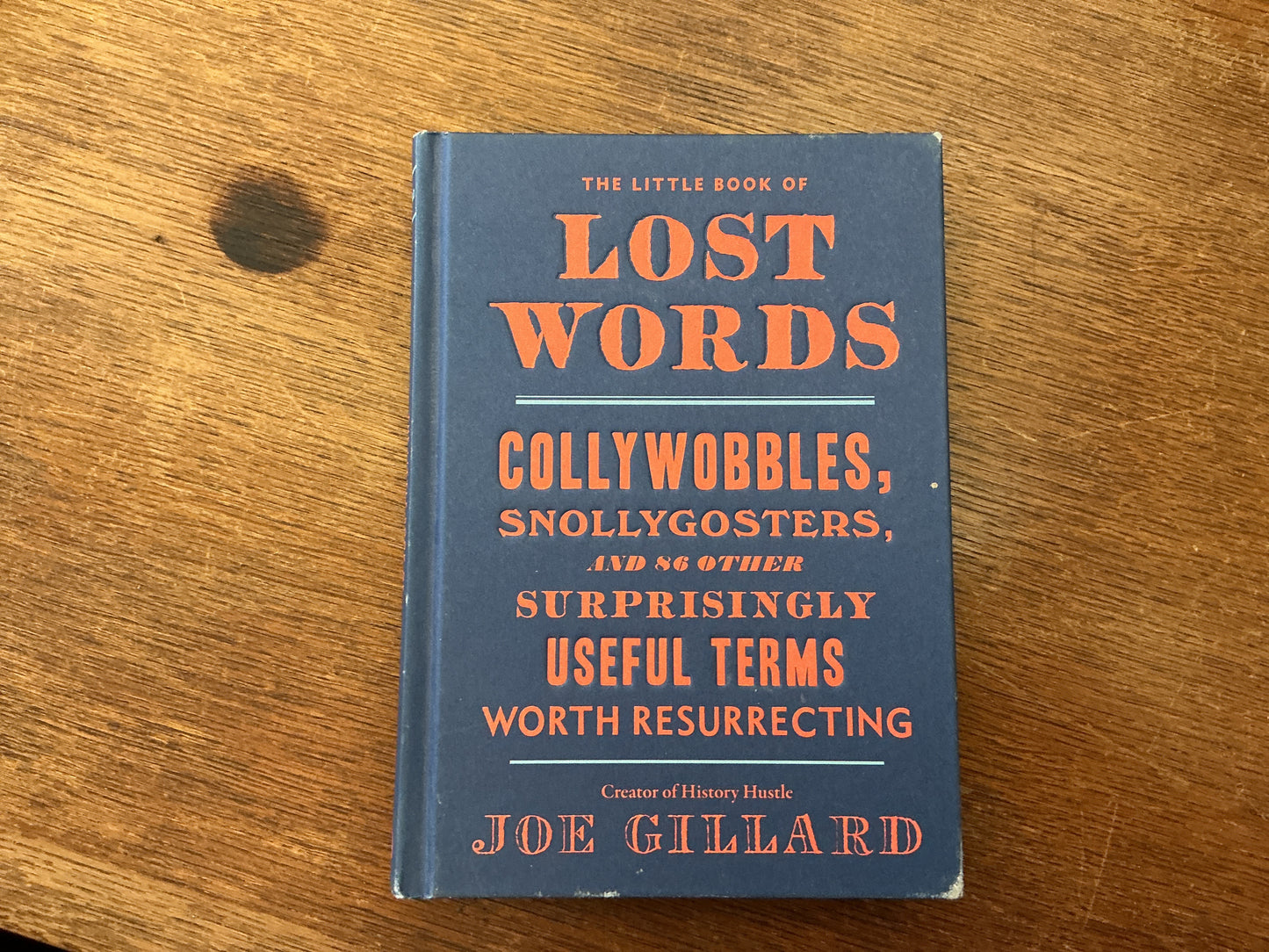The Little Book of Lost Words: Collywobbles, Snollygosters, and 86 Other Surprisingly Useful Terms Worth Resurrecting by Joe Gillard