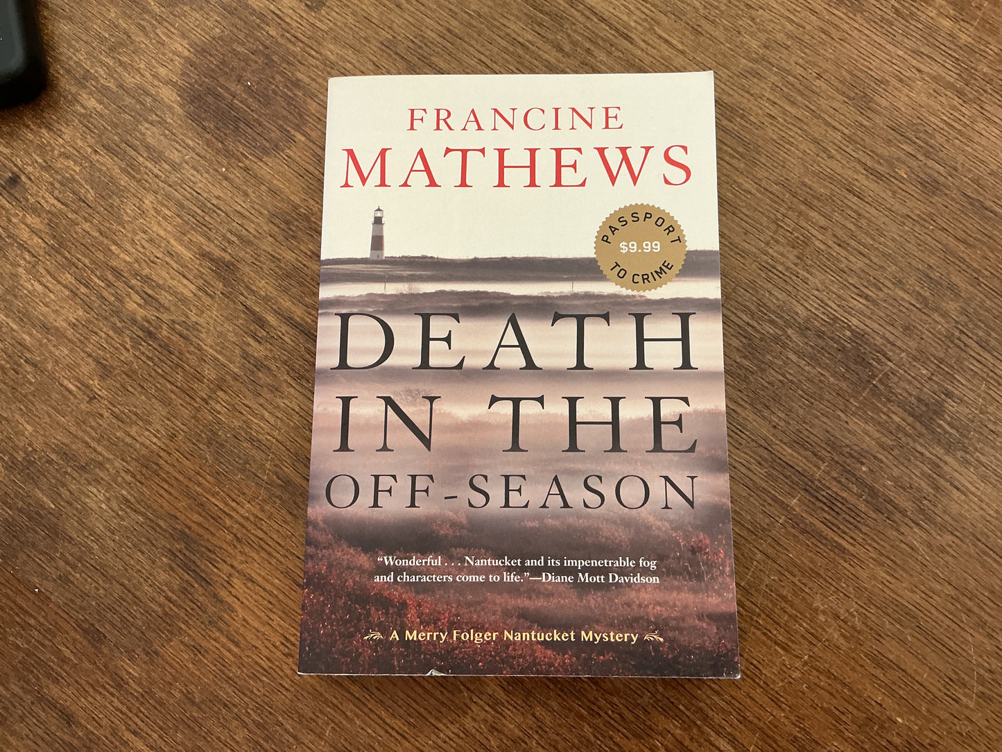 Death in the Off-Season (A Merry Folger Nantucket Mystery) by Francine Mathews