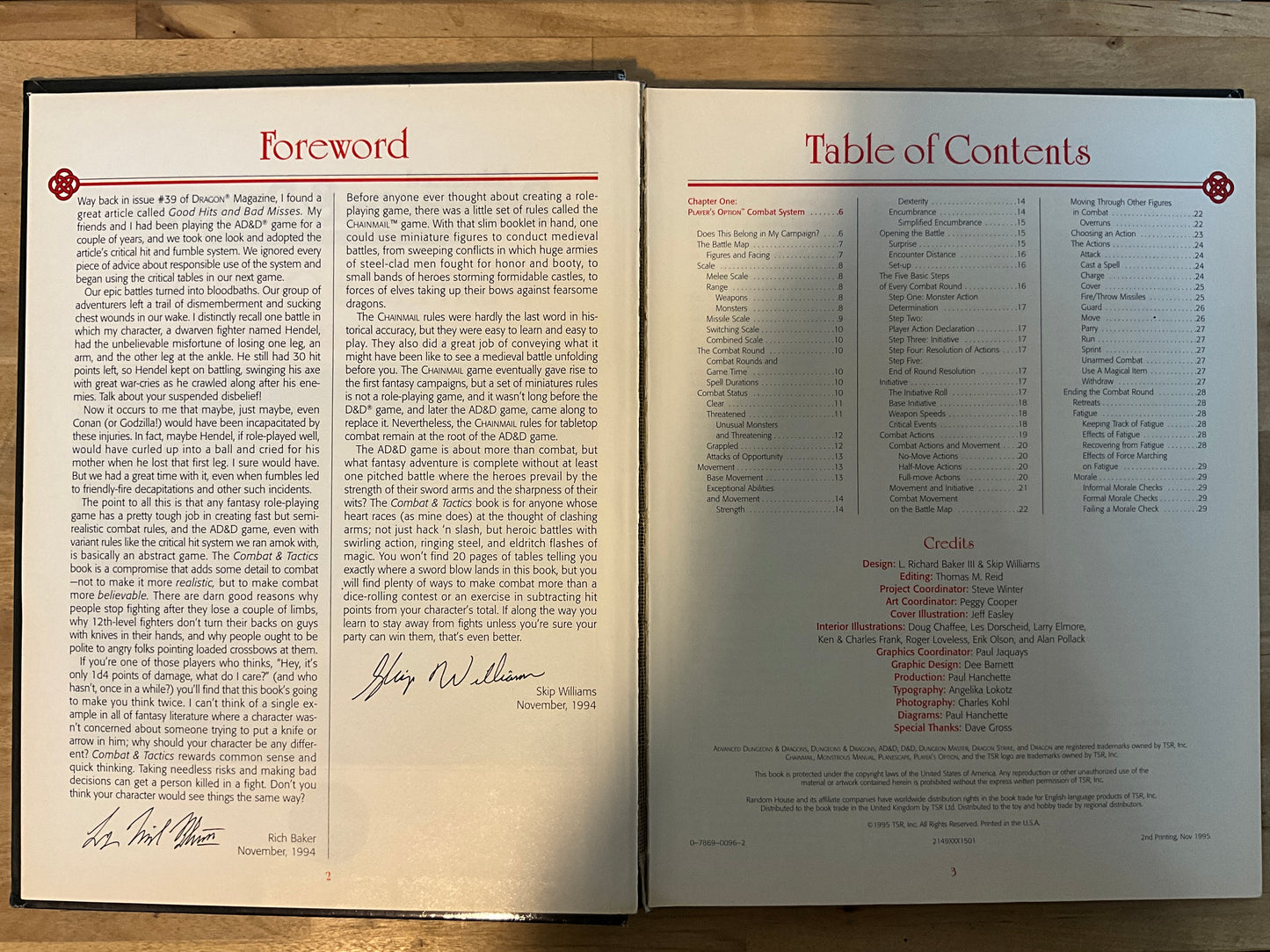 Advanced Dungeons and Dragons (AD&D 2E): Player's Option: Combat & Tactics