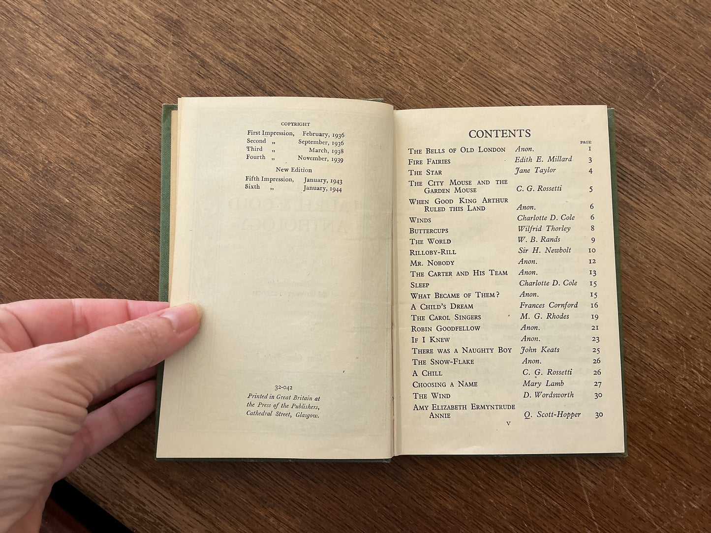 The Junior Laurel & Gold Anthology 1944