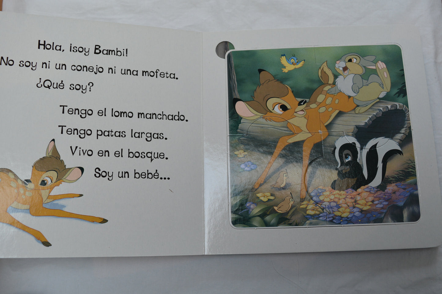 Libro con rompacabezas