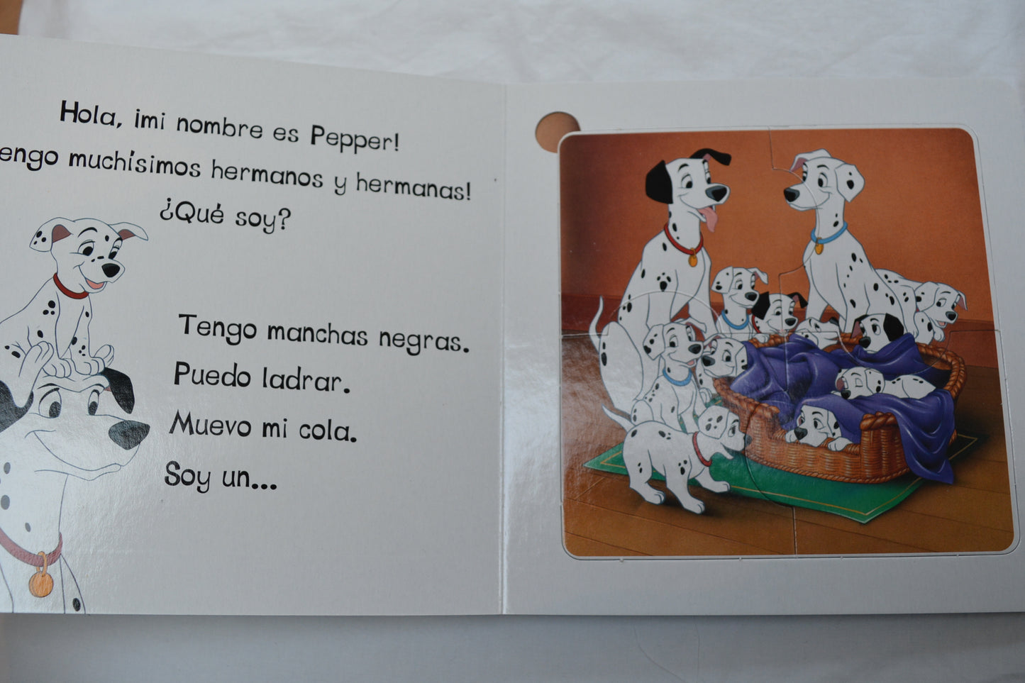 Libro con rompacabezas